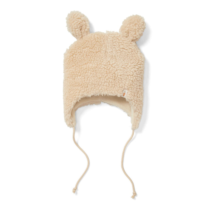 Teddy Mütze Sand - Newborn Winter Teddy | Little Dutch