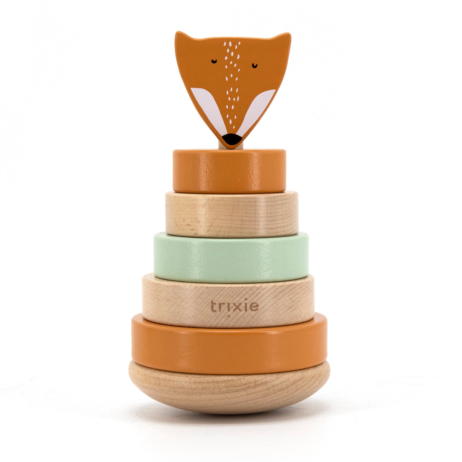 Stacking tower Mr. Fox wood | Trixie