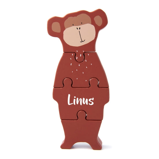 Houten puzzelfiguur - Meneer Aap | Trixie