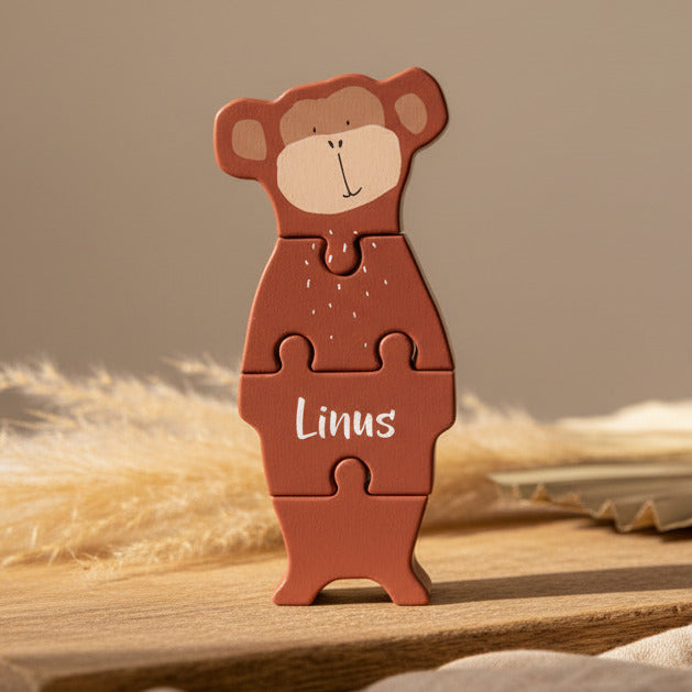 Wooden Puzzle Figure - Mr. Monkey | Trixie