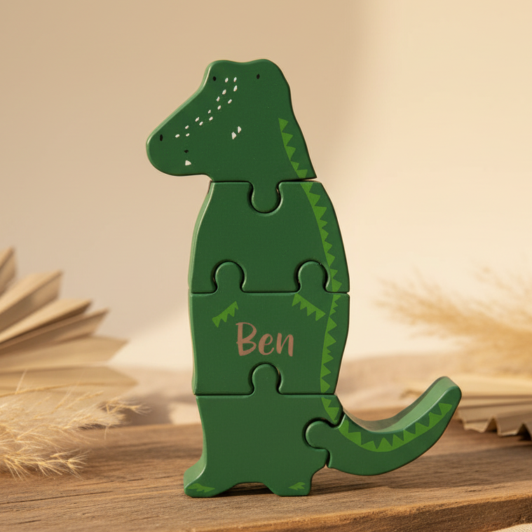 Puzzle-Figur Holz - Herr Krokodil | Trixie