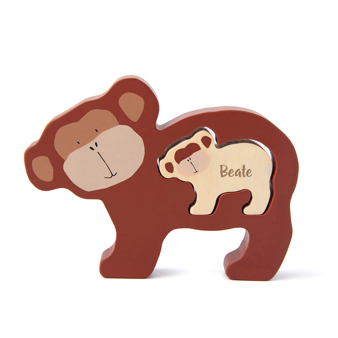 Houten babypuzzel - Meneer Aap | Trixie