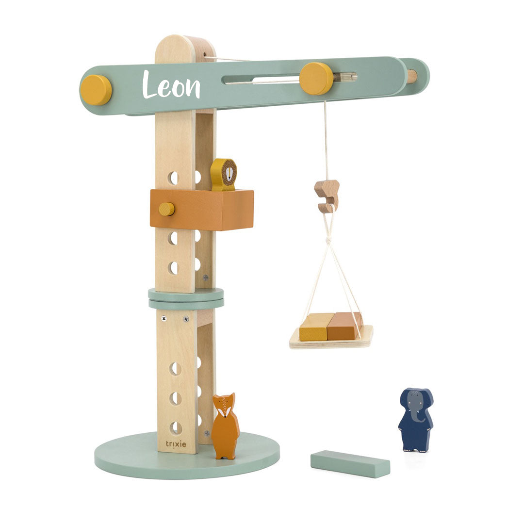 Wooden construction crane | Trixie