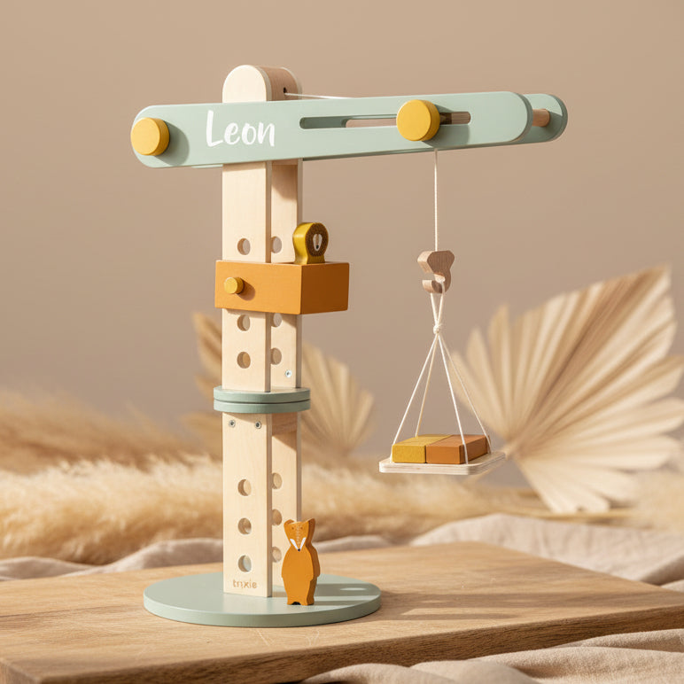 Wooden construction crane | Trixie