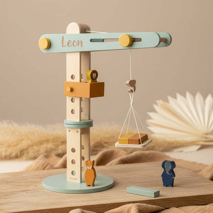 Wooden construction crane | Trixie