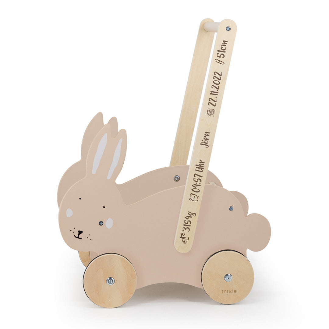 Lauflernwagen Holz - Frau Hase