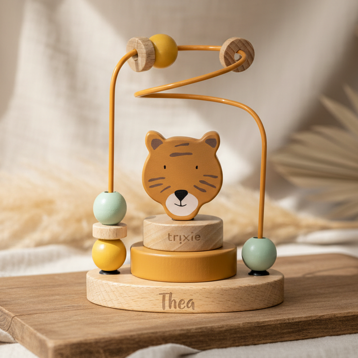 Wooden Motor Skills Loop - Mr. Tiger | Trixie