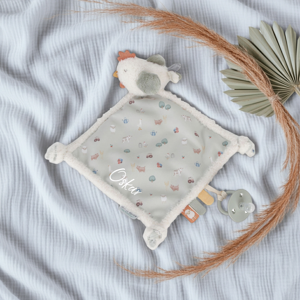 Schnuffeltuch Huhn Little Farm | Little Dutch