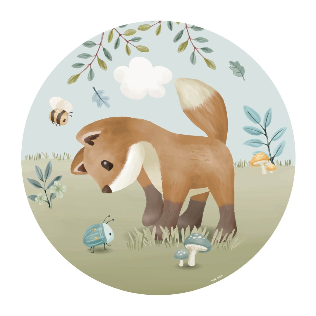 Vliesbehang rond Forest Friends | Little Dutch