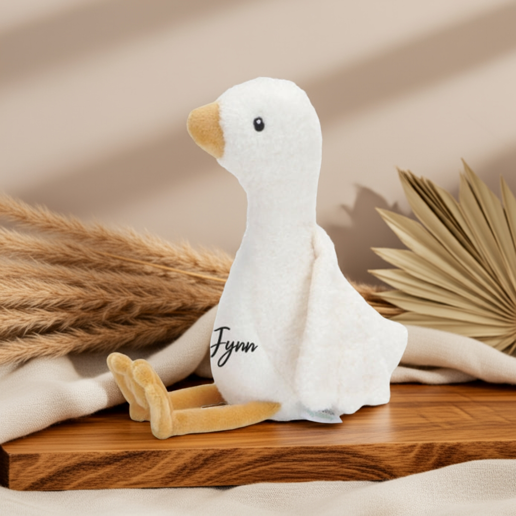 Kuscheltier Little Goose, weiß 20 cm | Little Dutch