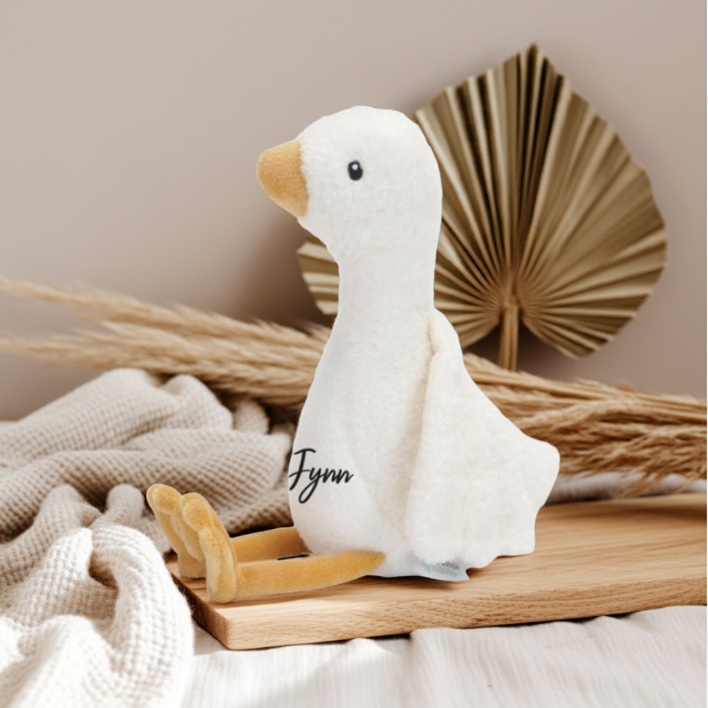 Kuscheltier Little Goose, weiß 20 cm | Little Dutch
