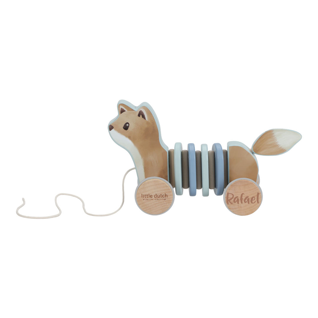 Little Dutch Fox Forest Friends Wobble Pull Toy