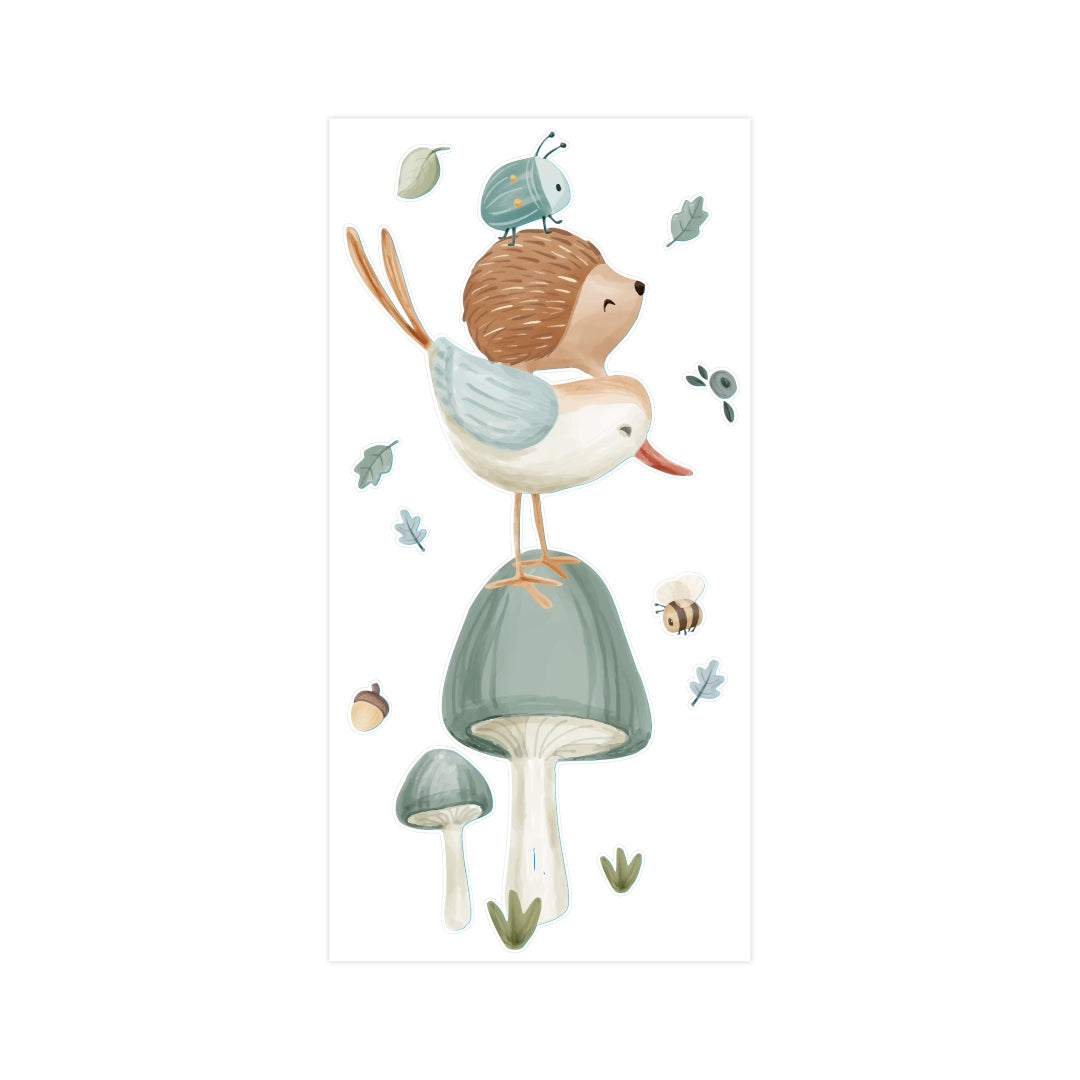 Muursticker Bosvriendjes | Little Dutch