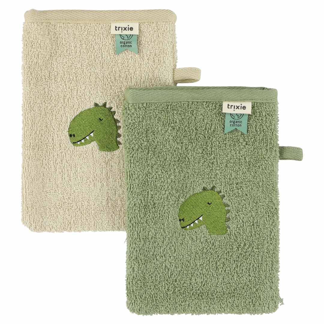 Waschhandschuh 2-pack - Herr Dino | Trixie