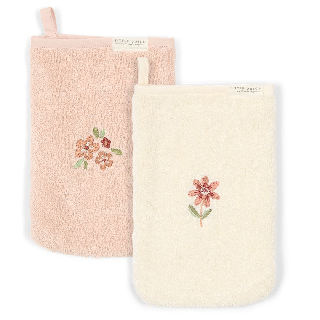 Washcloth Set Fairy Garden Embroidered | Little Dutch