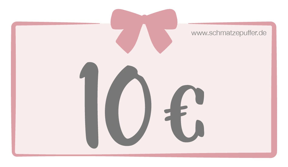 Schmatzepuffer® Geschenkgutschein – das perfekte Geschenk zur Geburt oder Taufe