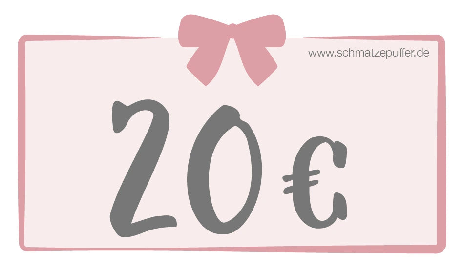 Schmatzepuffer® Geschenkgutschein – das perfekte Geschenk zur Geburt oder Taufe
