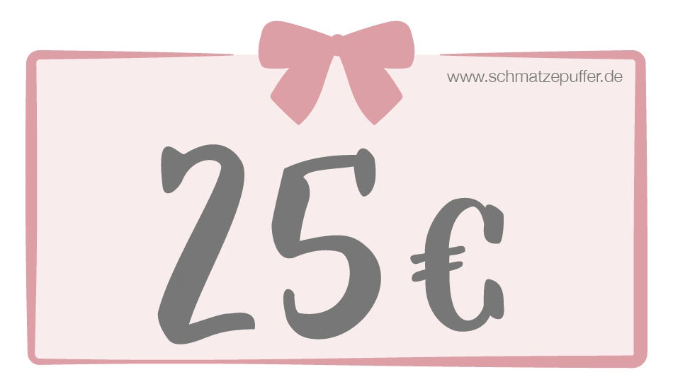 Schmatzepuffer® Geschenkgutschein – das perfekte Geschenk zur Geburt oder Taufe
