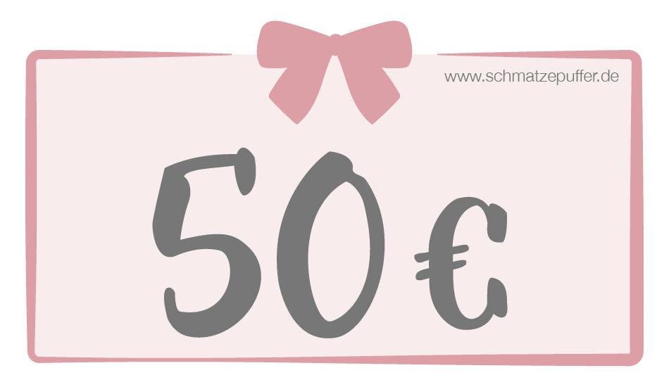 Schmatzepuffer® Geschenkgutschein – das perfekte Geschenk zur Geburt oder Taufe
