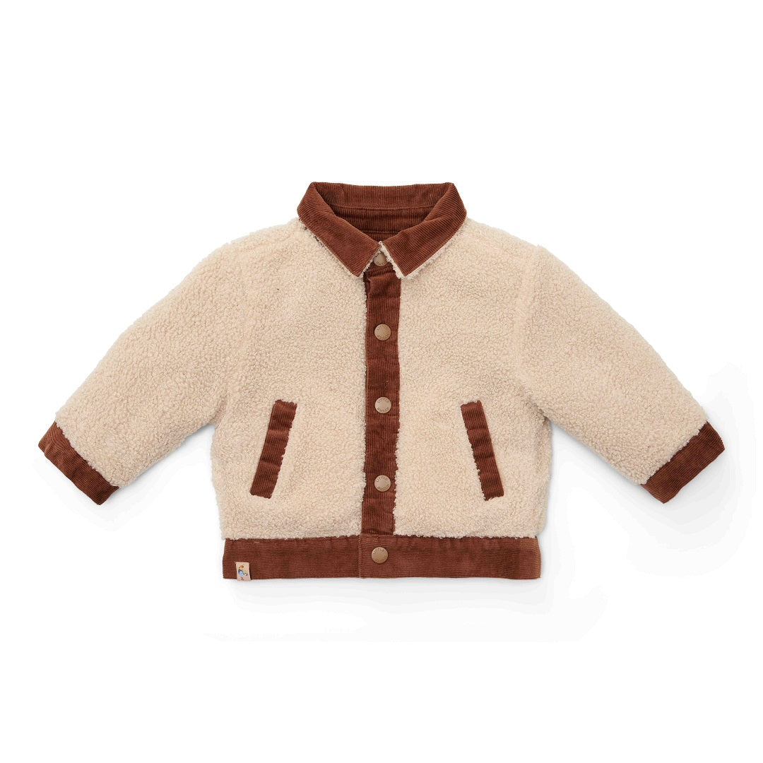 Reversible jacket Brown/Sand Little Farm Little Dutch