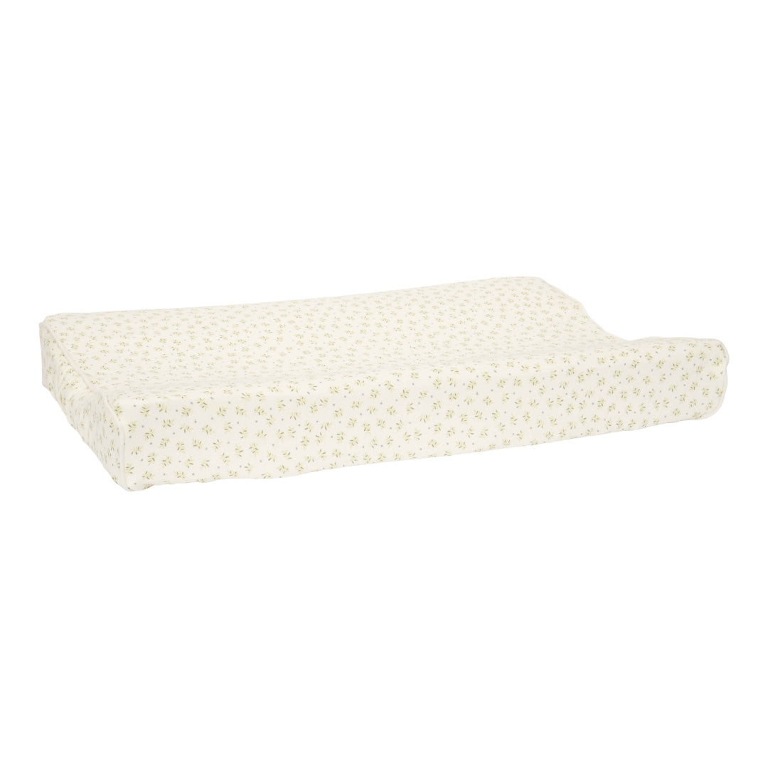 Aankleedkussenhoes mousseline Blueberry Leaves | Little Dutch