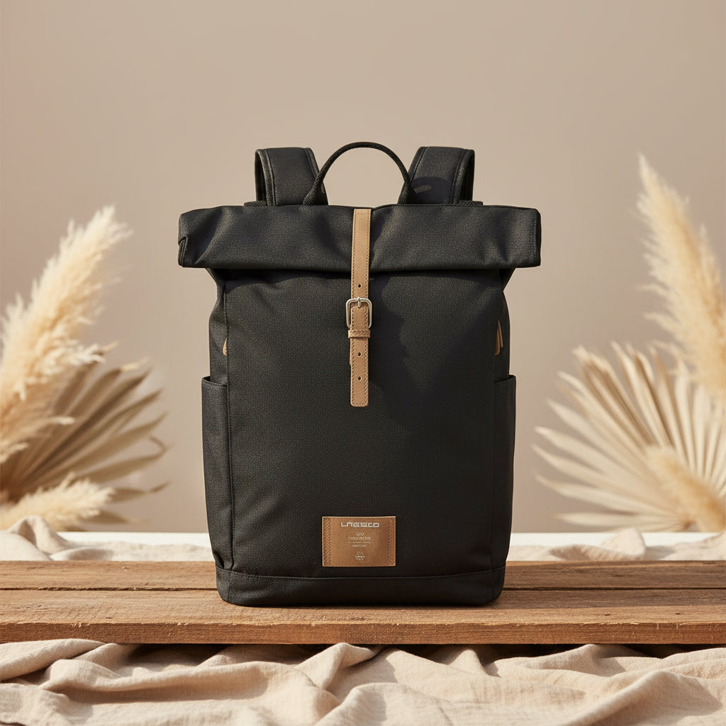 Changing Backpack Rolltop Backpack, Denim Blue (Limited Edition) L