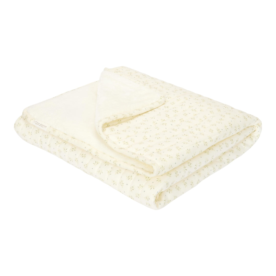 Crib Blanket Blueberry Leaves | Little Dutch