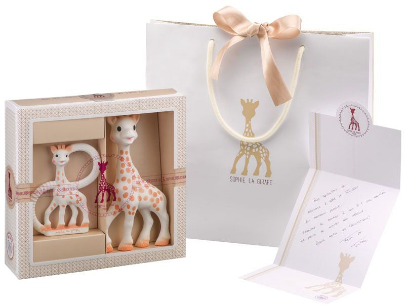 Willkommensgruß-Set mit 1 Beißring | Sophie la girafe®