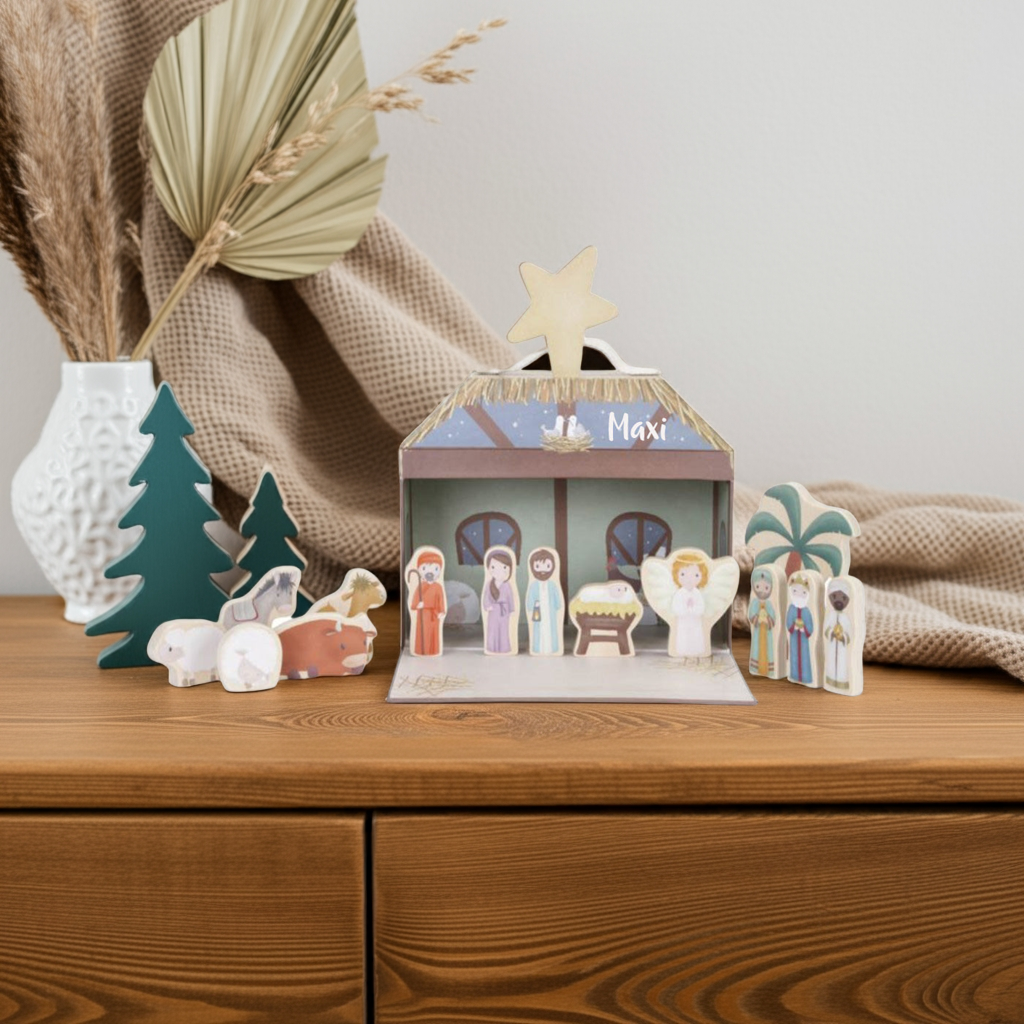 Weihnachtskrippe X-Mas Krippenspiel | Little Dutch
