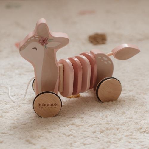 Little Dutch Fairy Garden Wobble Pull Toy Deer