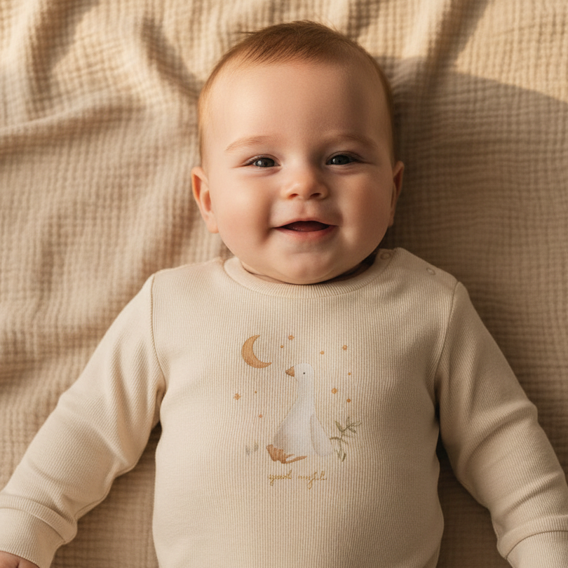 Zweiteilige Pyjamas Baby Goose - Nightwear | Little Dutch
