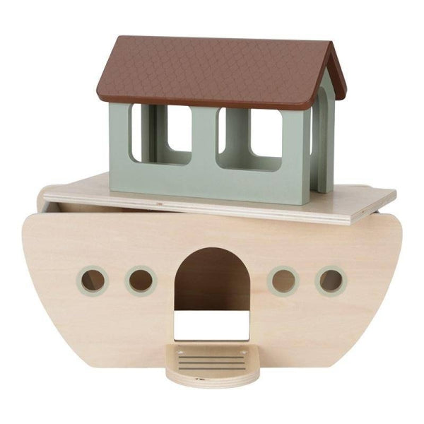Arche Noah Holzspielzeug - Tiere Boot Figuren | Little Dutch