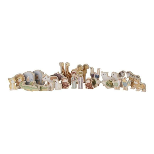Arche Noah Holzspielzeug - Tiere Boot Figuren | Little Dutch