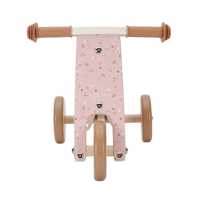 TOP DEAL - Pink Wooden Tricycle | Little Dutch