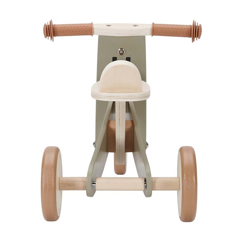 TOP DEAL - Dreirad Holz, Olive | Little Dutch