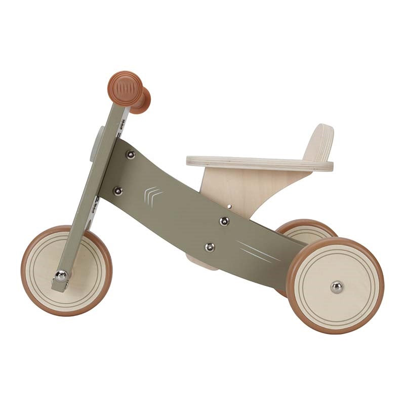 TOP DEAL - Dreirad Holz, Olive | Little Dutch