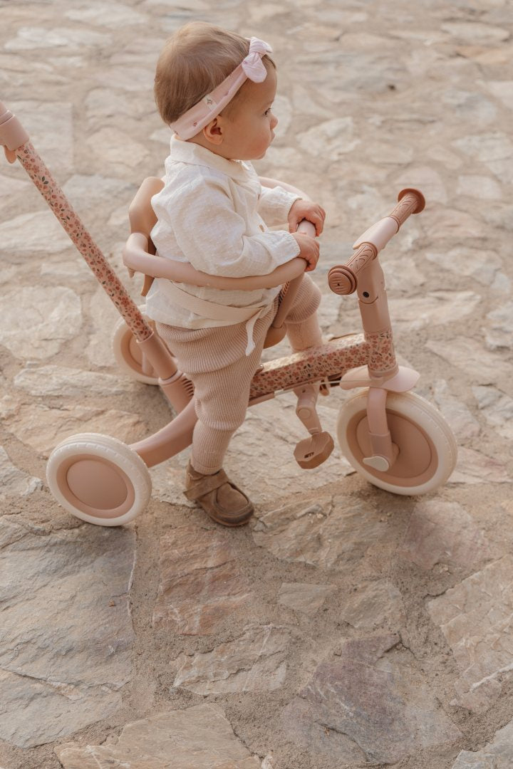 Tricycle 4-in-1 Fairy Floral, Pink | Little Dutch