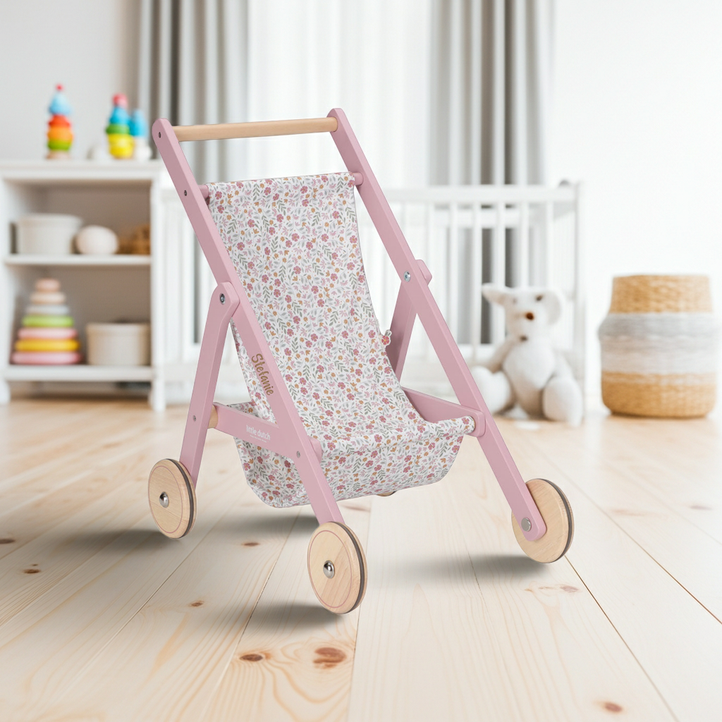 Wooden Doll Stroller | Little Dutch