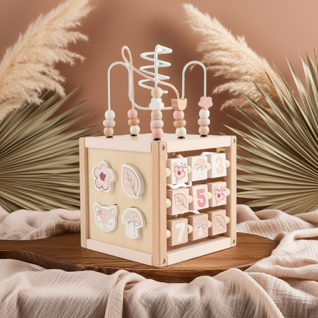 Motor skills cube deer Ella wood | bieco