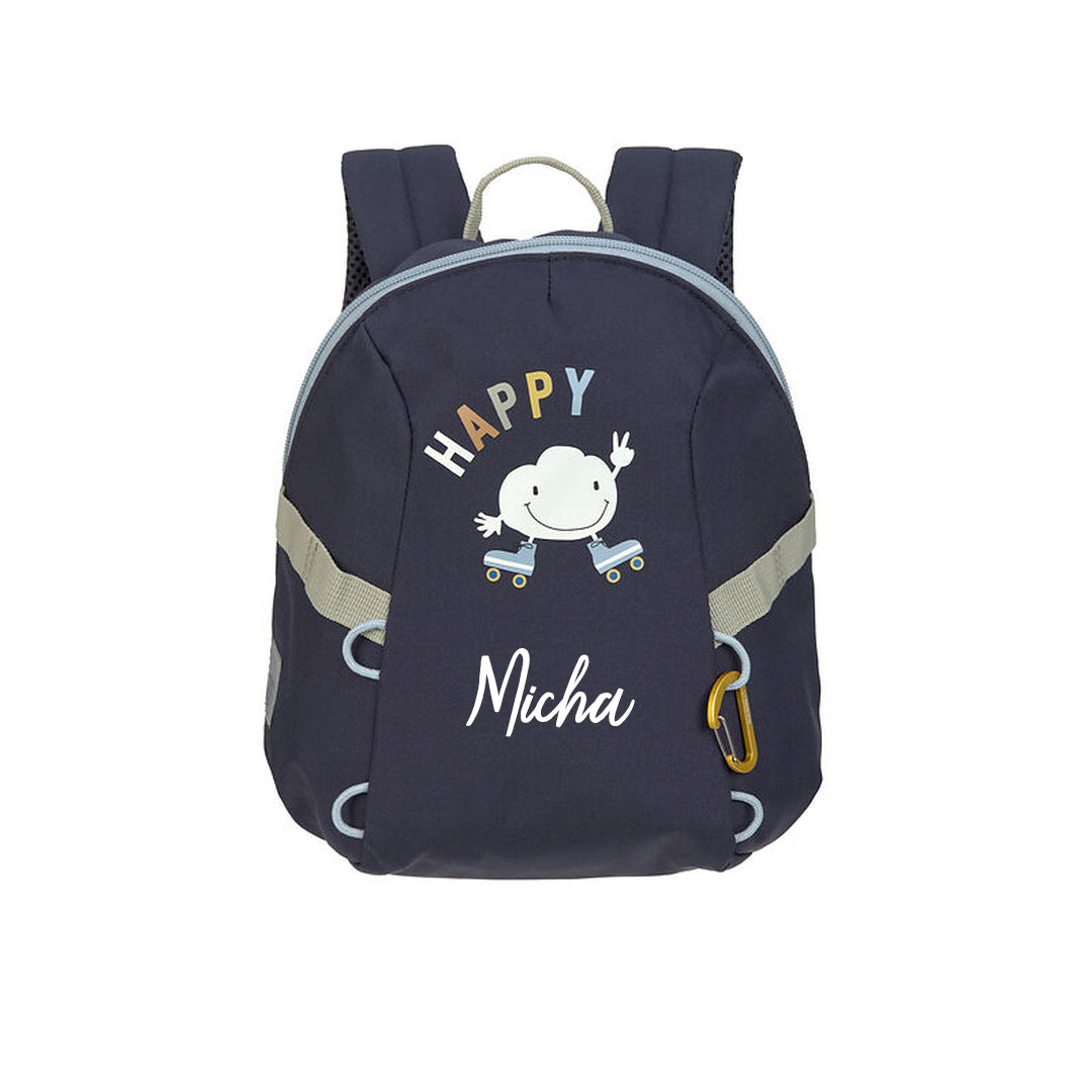 Kindergartenrucksack Tiny Outdoor - Wolken, Dunkelblau | Lässig