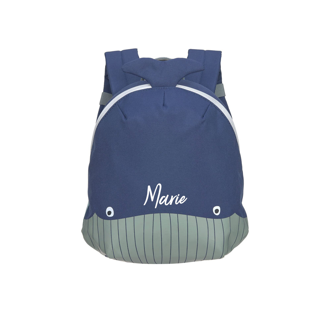 Kleine walvisrugzak, donkerblauw | Lassig