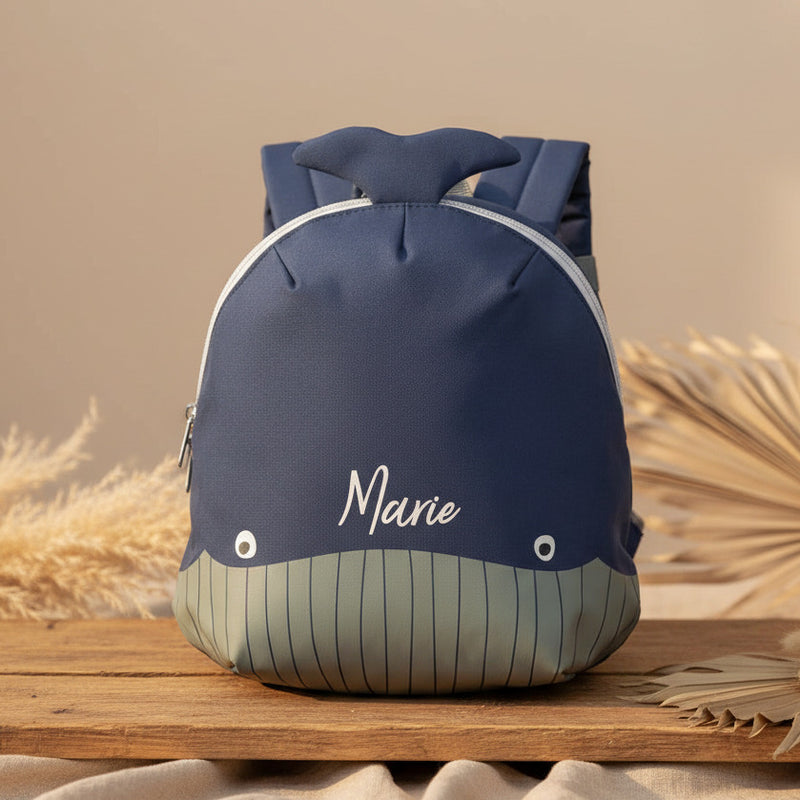 Rucksack Wal klein, dunkelblau | Lässig