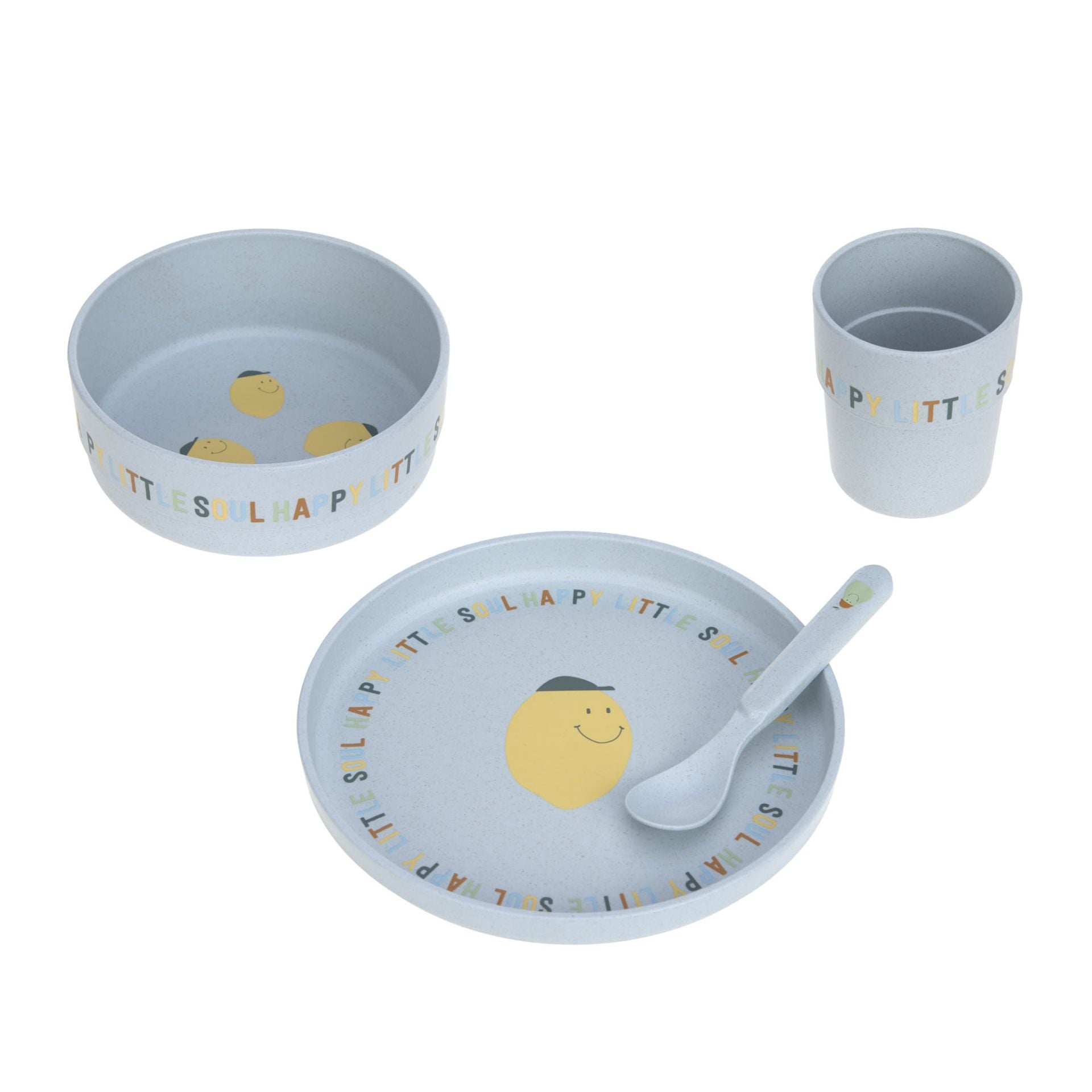 Kinderserviesset Happy Fruits - Citroen | Lassig