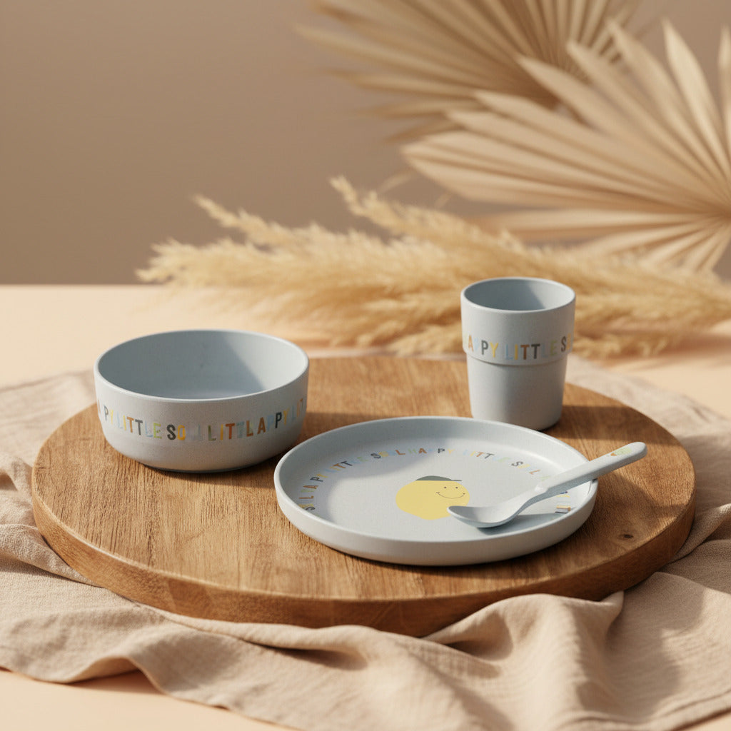 Kindergeschirr Set Happy Fruits - Lemon | Lässig