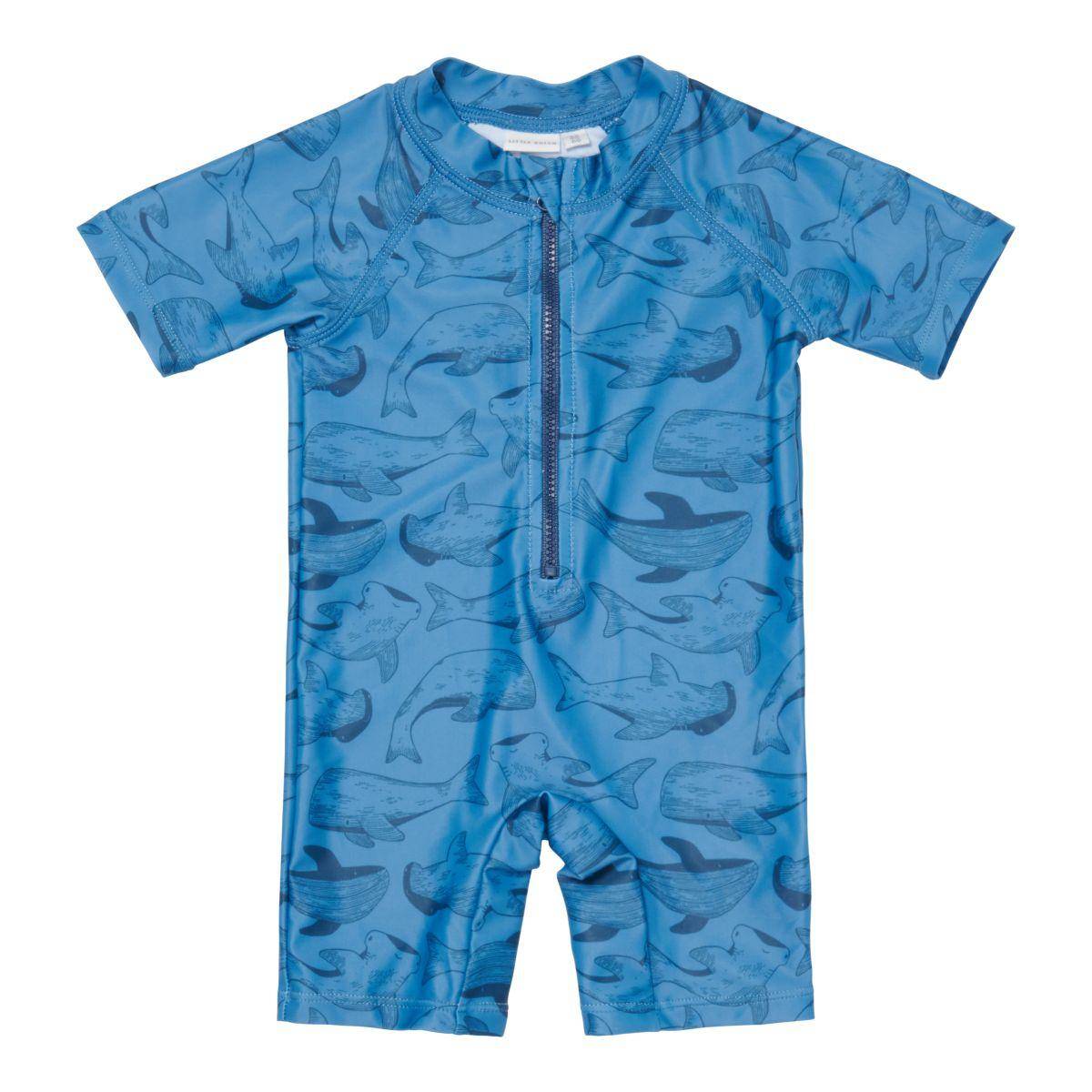 Badpak met korte mouwen Sea Life Blue | Little Dutch