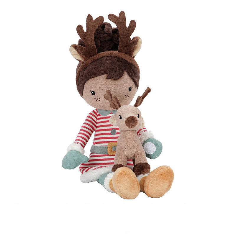Cuddly doll Winter Evi 35 cm | Little Dutch