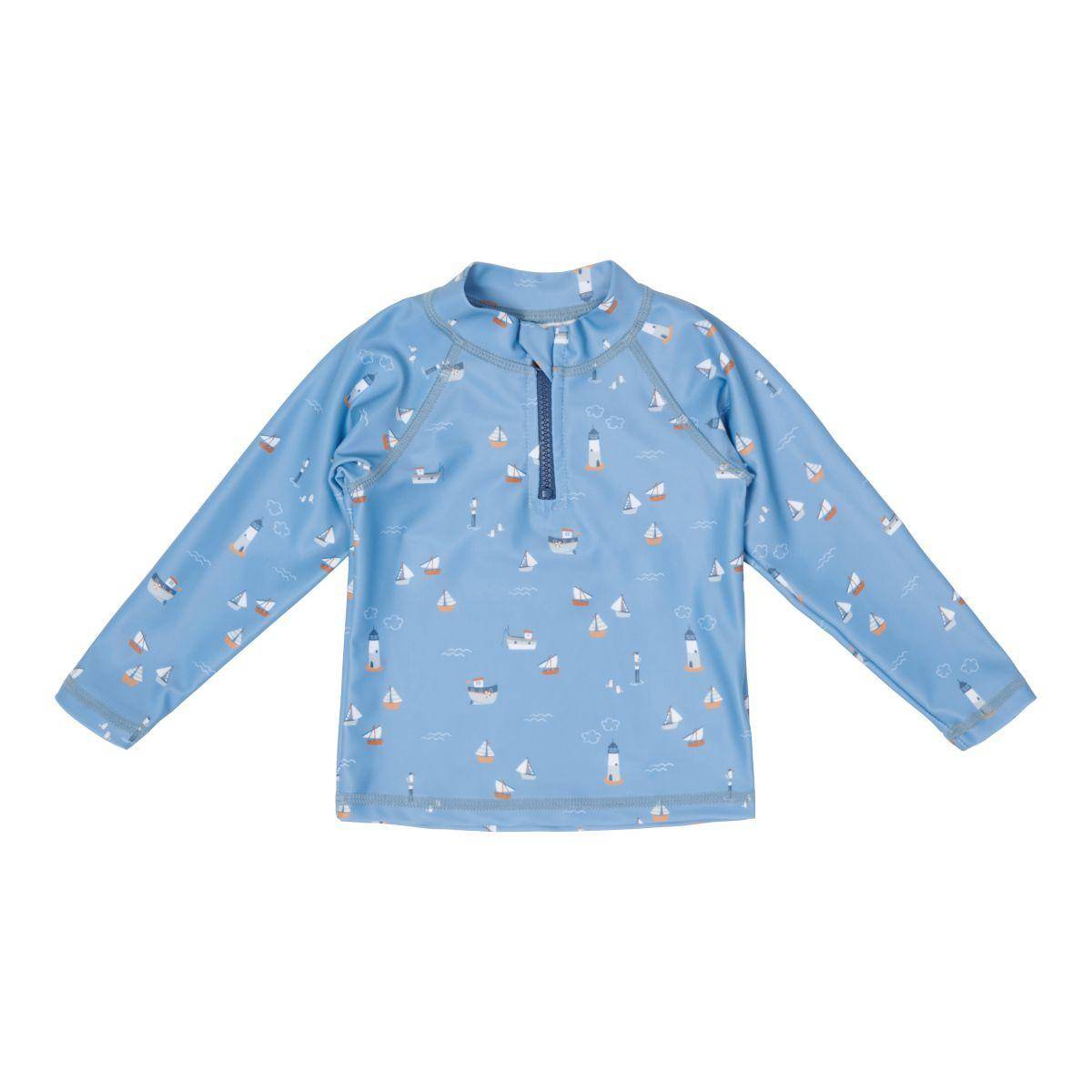 Zwemshirt met lange mouwen Sailors Bay Donkerblauw | Little Dutch