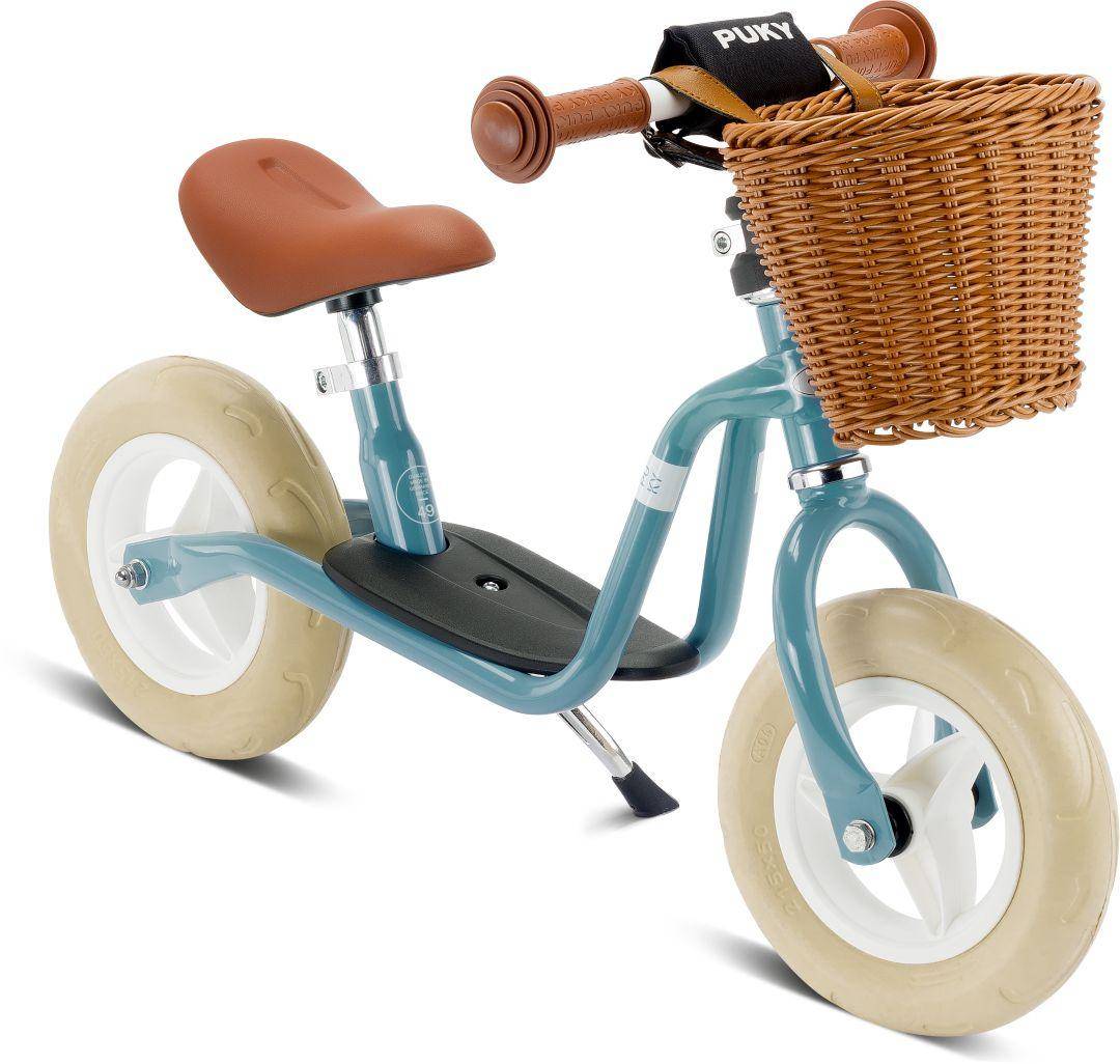 Laufrad M Classic mit Lenkerkorb und Ständer Pastel Blue | PUKY