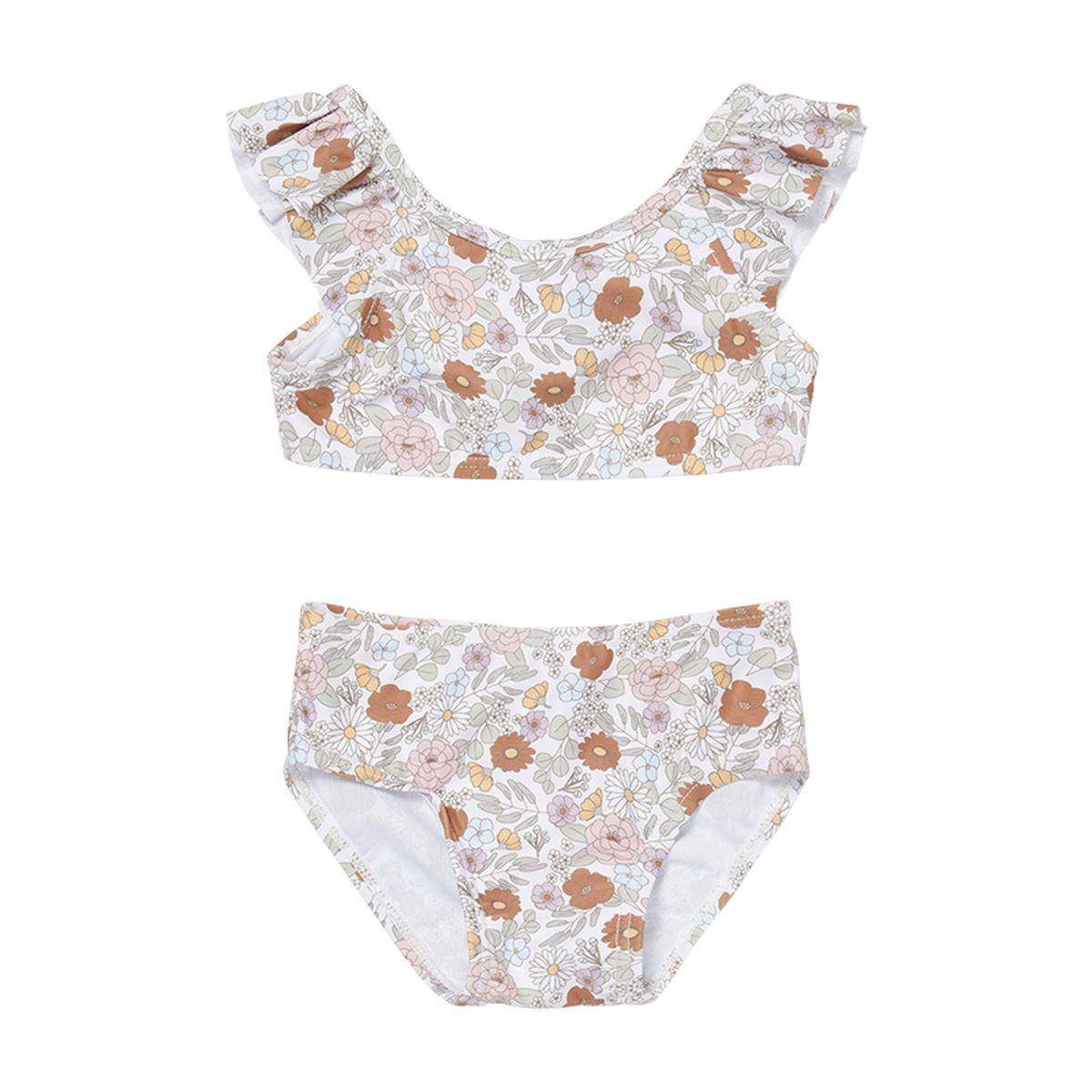 Bikini mit Volants, Vintage Little Flowers | Little Dutch