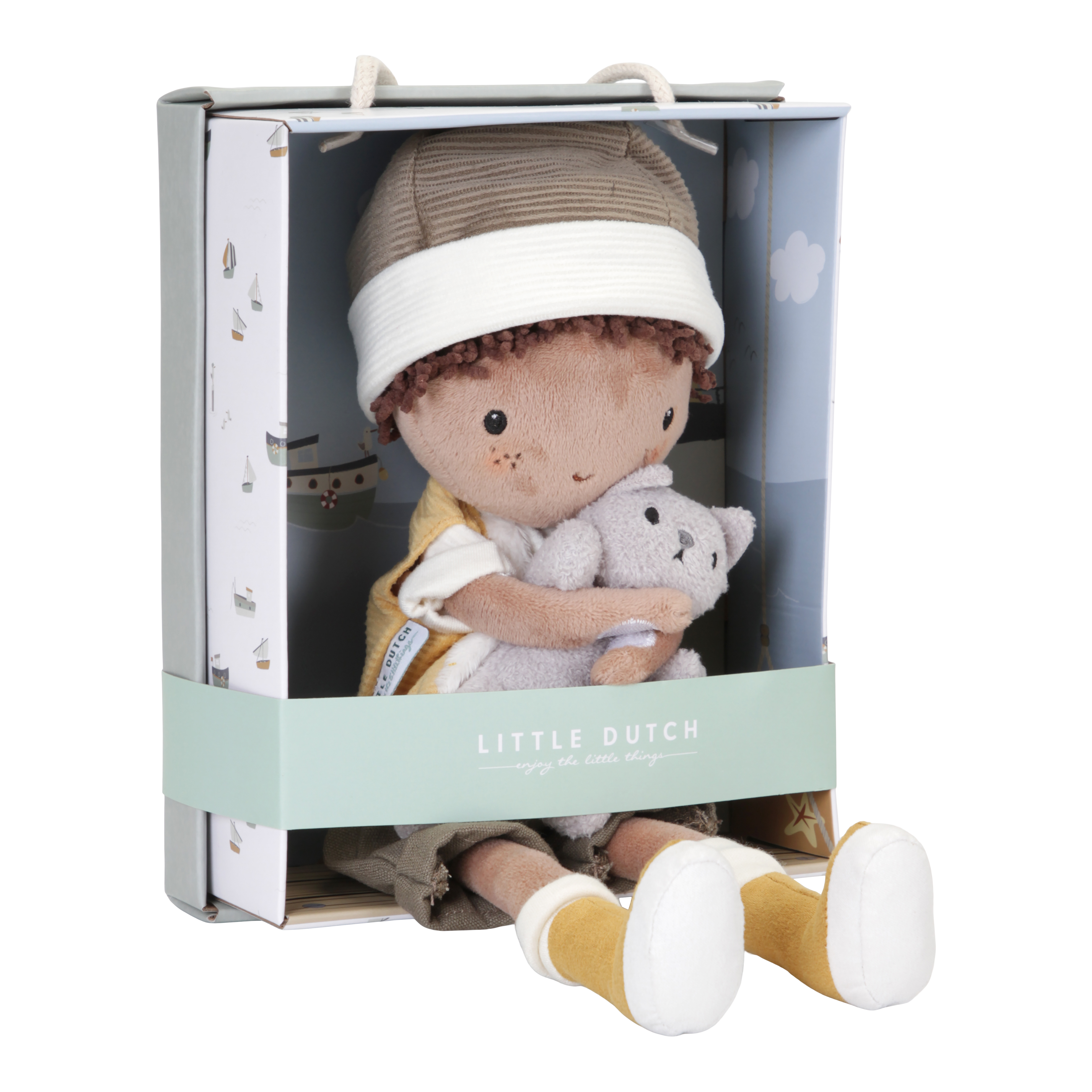 Peluche Jake Essentials, 35 cm | Little Dutch